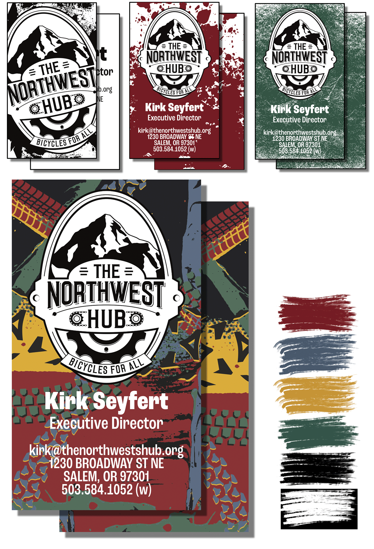 The Northwest Hub Business Cards